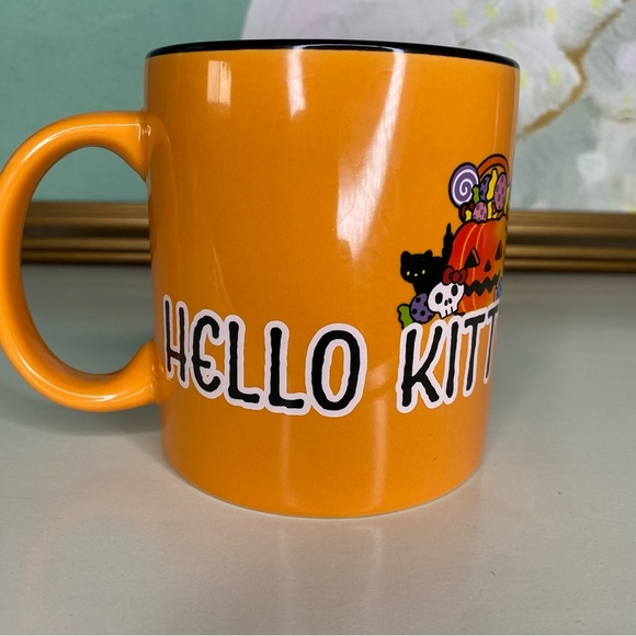 Hello Kitty Pirate Orange Halloween Pumpkin Collectible Mug New - Picture 3 of 12